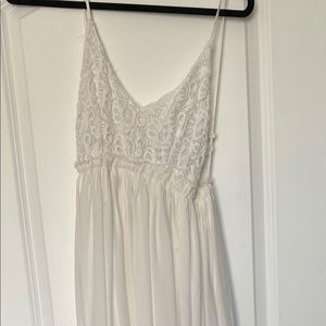 Etsy Handmade White Maternity Gown Open Back